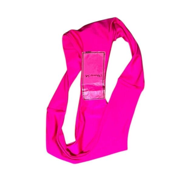 Blooming Jelly High Leg Cheeky Hot Pink Swim Bottoms, Size M, NWOT - Picture 4 of 4